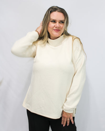 Quilted Tunic with Side Slits
