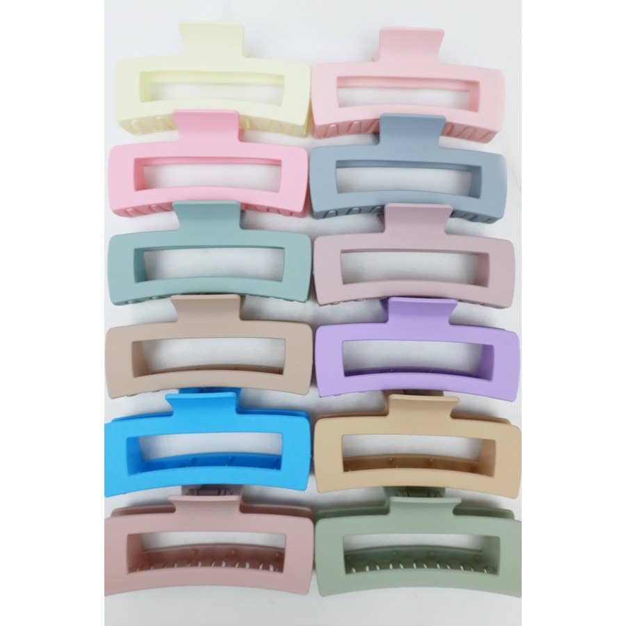 Pastel Jumbo Hair Claw