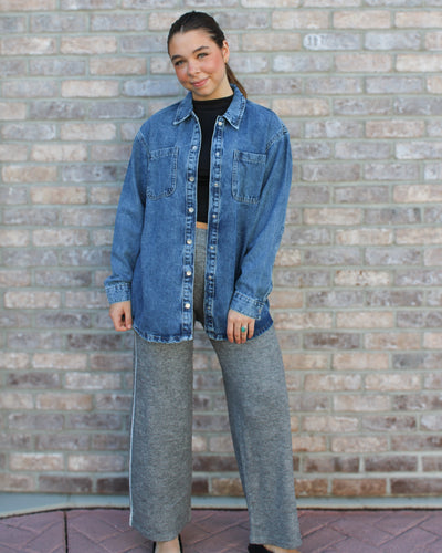 Malva Denim Shacket
