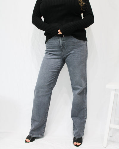 Yolanda Grey Wide Leg Jeans
