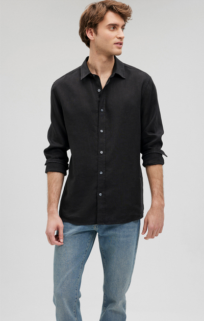 Linen Button-Up Shirt