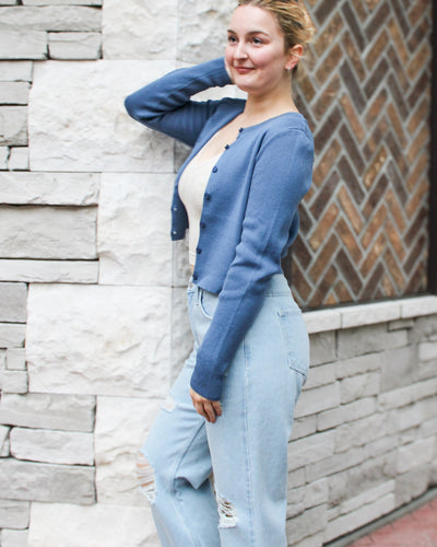 Calista Crew Neck Cardigan