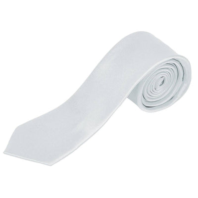 Poly Satin Slim Tie