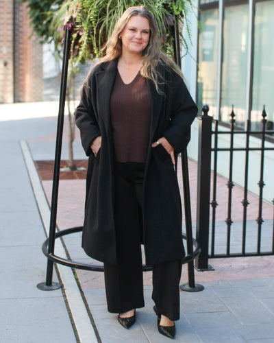 Jannet Belted Long Coat