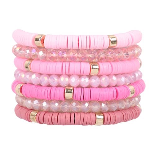 Mixed Media Multi Line Bead Bracelet