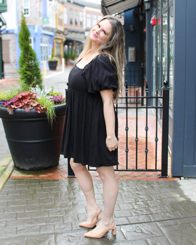Leilani Voluminous Linen Dress