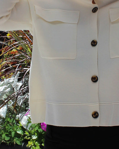 Double Knit Sweater Cardigan