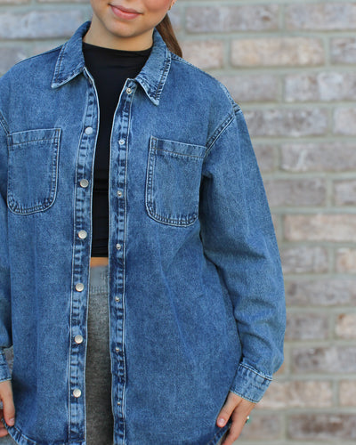 Malva Denim Shacket