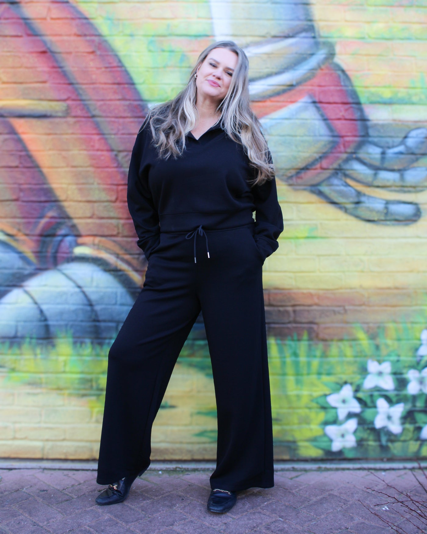 Vae Soft Knit Drawstring Pants