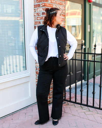 Fly Front Microflare Pant