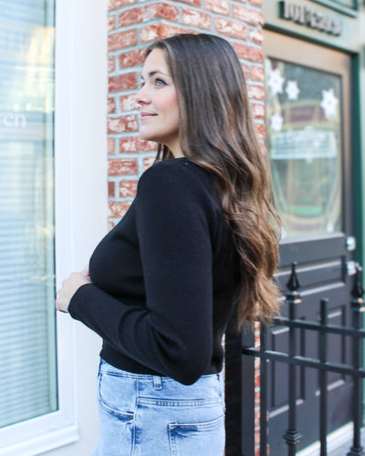 Calista Crew Neck Cardigan