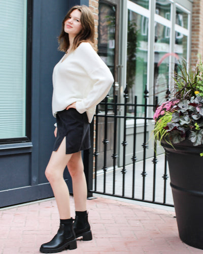 Clara Penny Suede Skirt