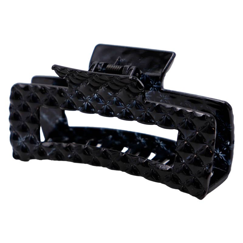 Bling Quilted Large Hair Claw