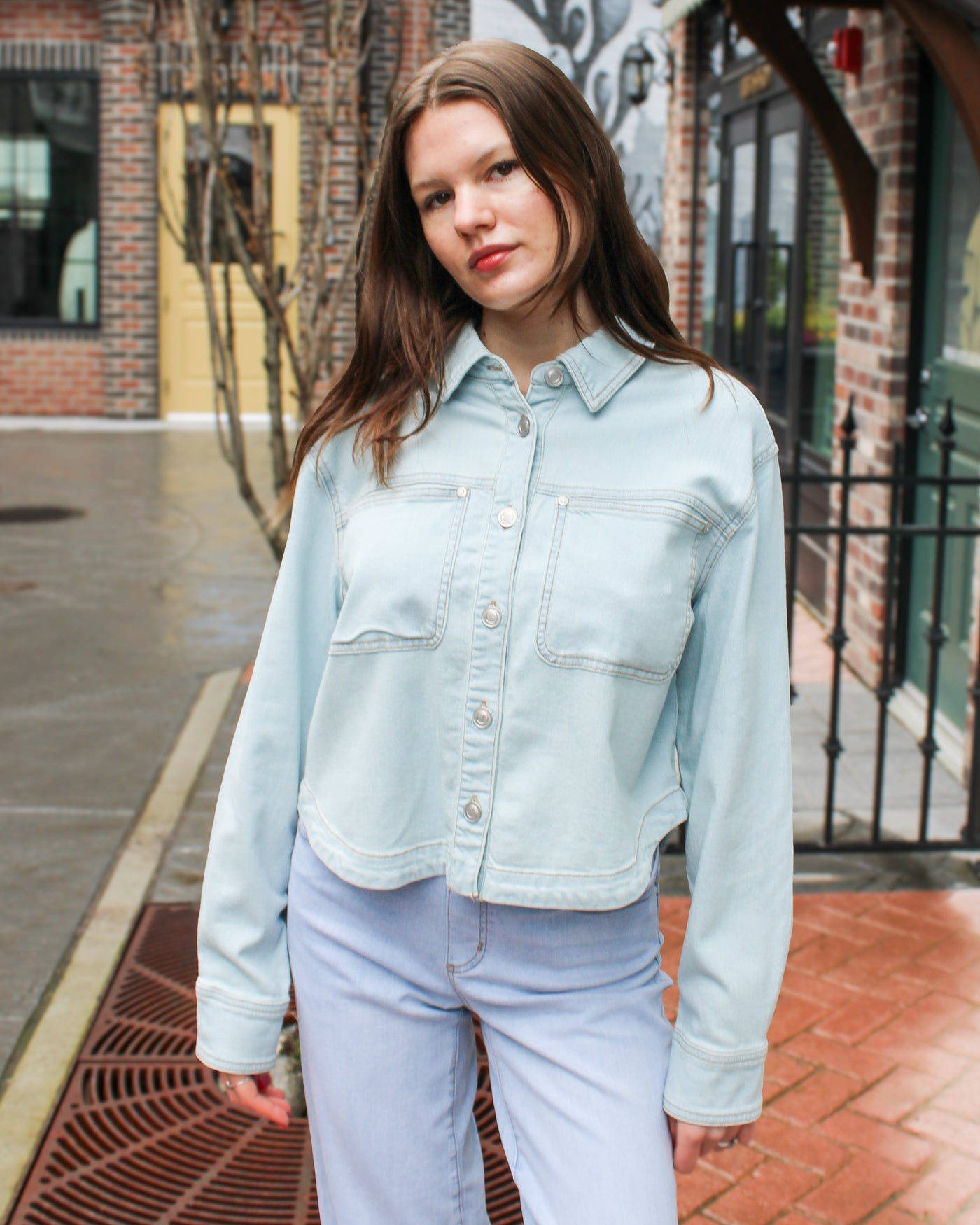 Light Denim Overshirt