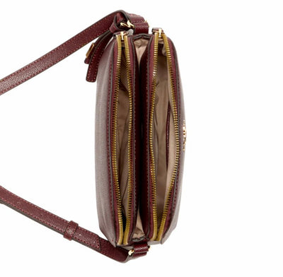 Eliena Double Zip Crossbody Bag