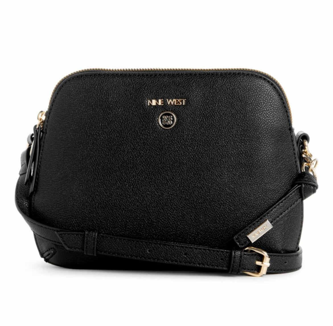 Eliena Double Zip Crossbody Bag