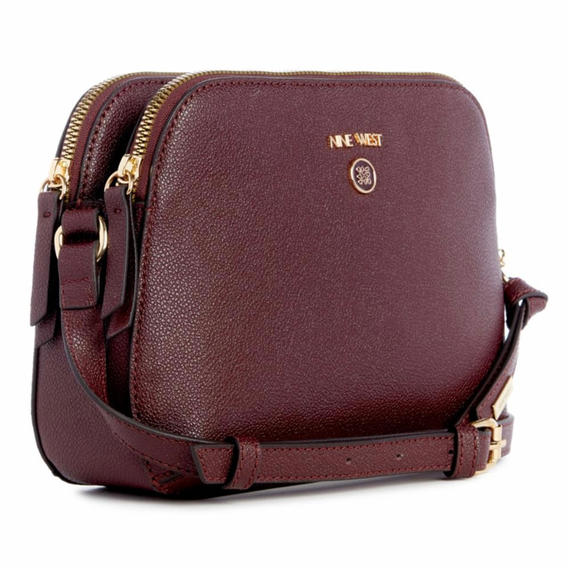 Eliena Double Zip Crossbody Bag