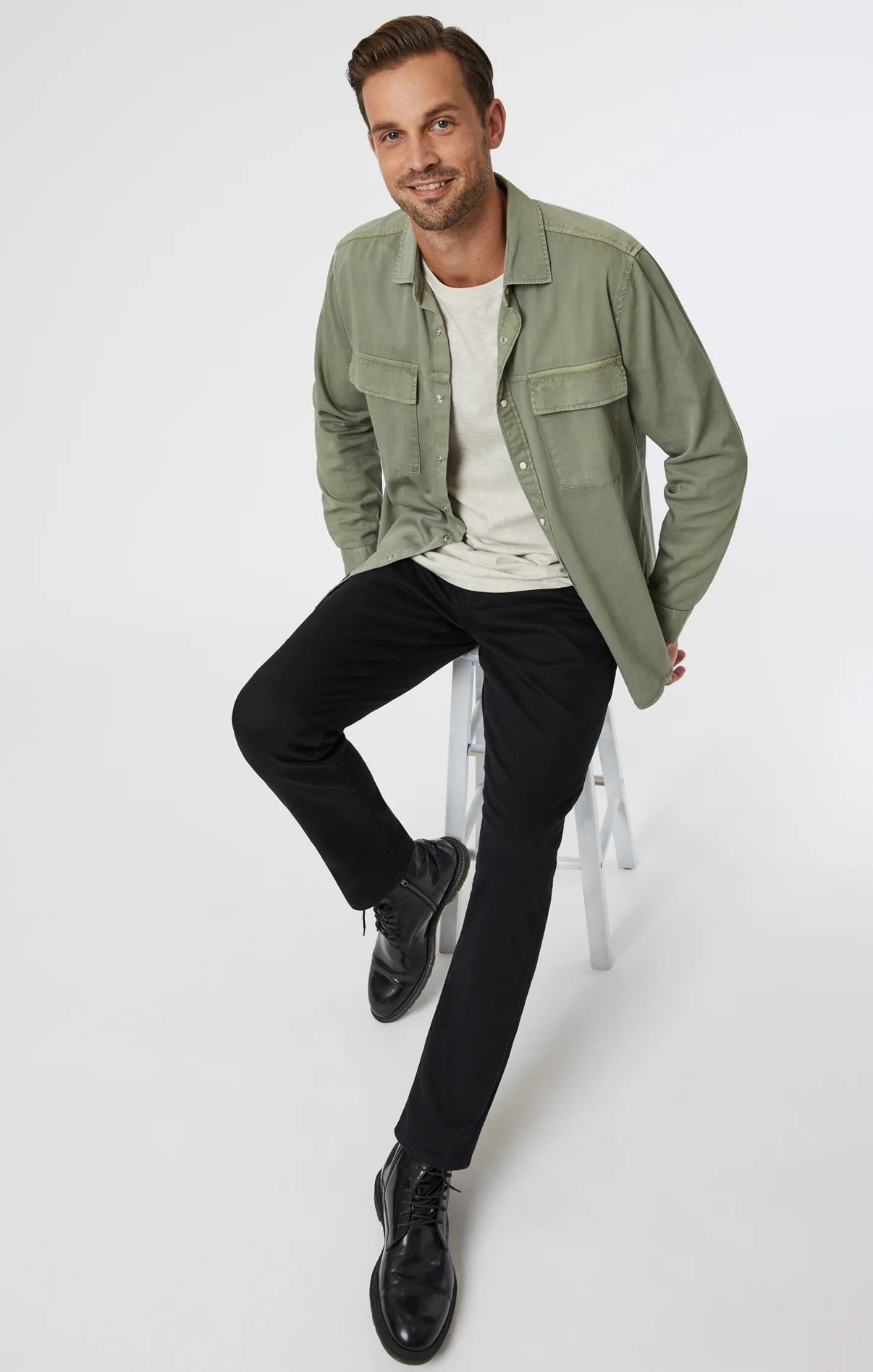 Marcus Black Slim Straight Jeans