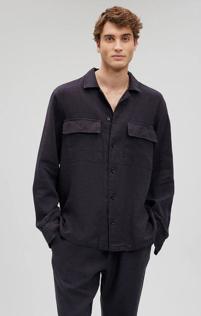 Double Pocket Button-Up Shirt