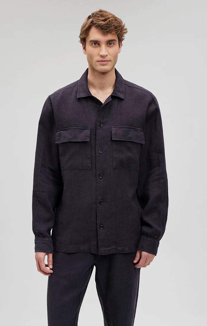 Double Pocket Button-Up Shirt