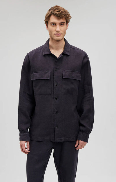 Double Pocket Button-Up Shirt