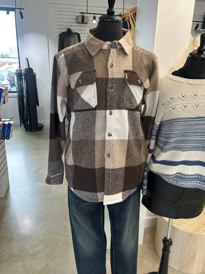 Check Pattern Over Shirt