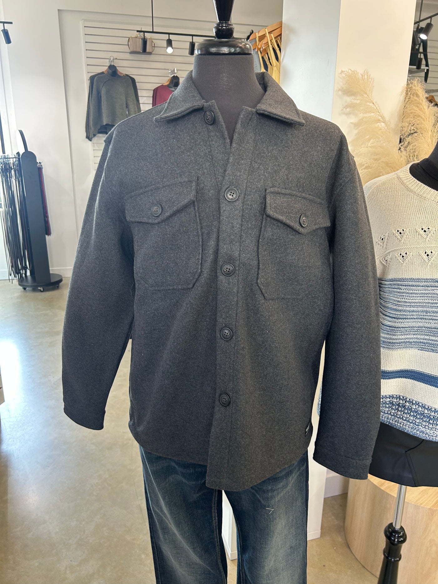 Men’s Faux Wool Shacket