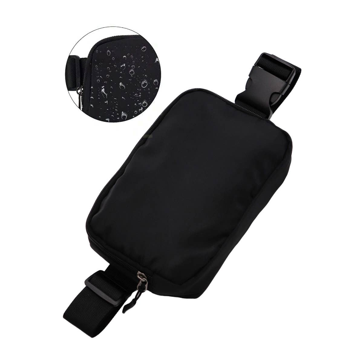 Basic Black Belt Bag
