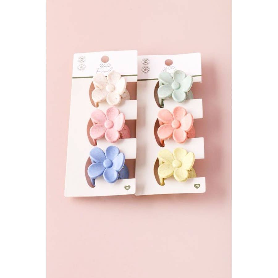 3 Pack Flower Clips