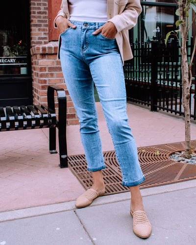 Cuff Denim Pant