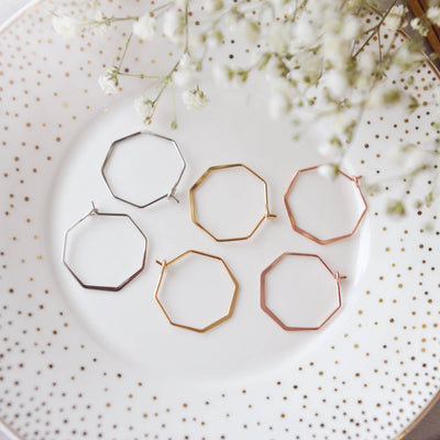 Mini Hex Hoops