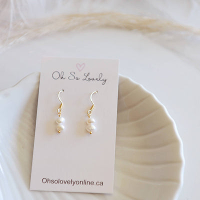 Saylor Fresh Water Pearl Earrings