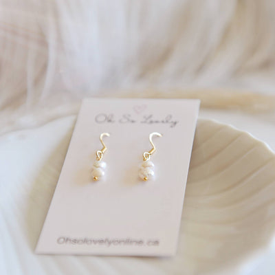 Saylor Fresh Water Pearl Earrings