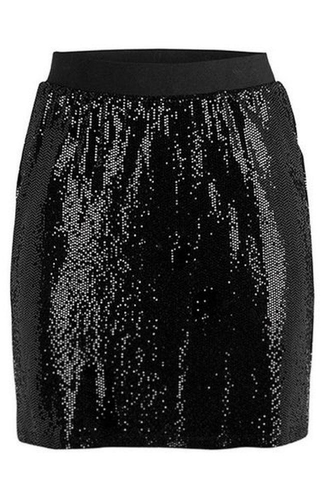 Sequin Black Skirt
