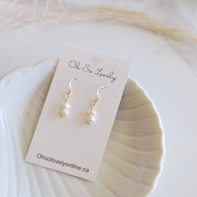 Saylor Fresh Water Pearl Earrings