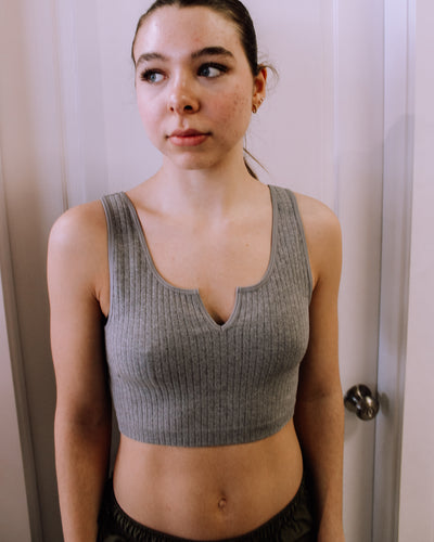 Mia Ribbed Seamless Crop Top