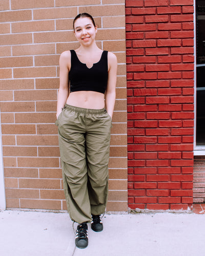 Mia Ribbed Seamless Crop Top