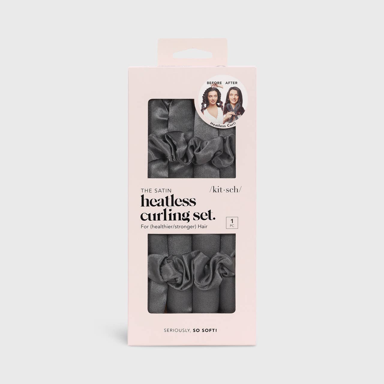 Satin Heatless Hair Curling Set