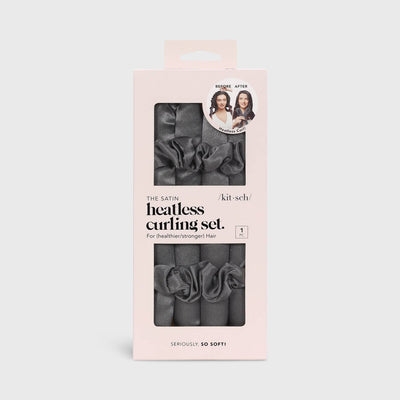 Satin Heatless Hair Curling Set