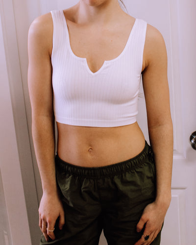Mia Ribbed Seamless Crop Top