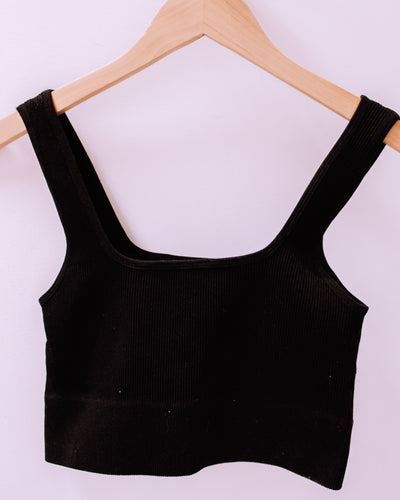 Mia Ribbed Seamless Crop Top