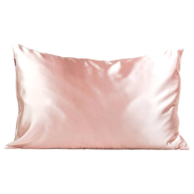 Satin Pillowcase in Blush, charcoal, ivory, or lavendar colour 