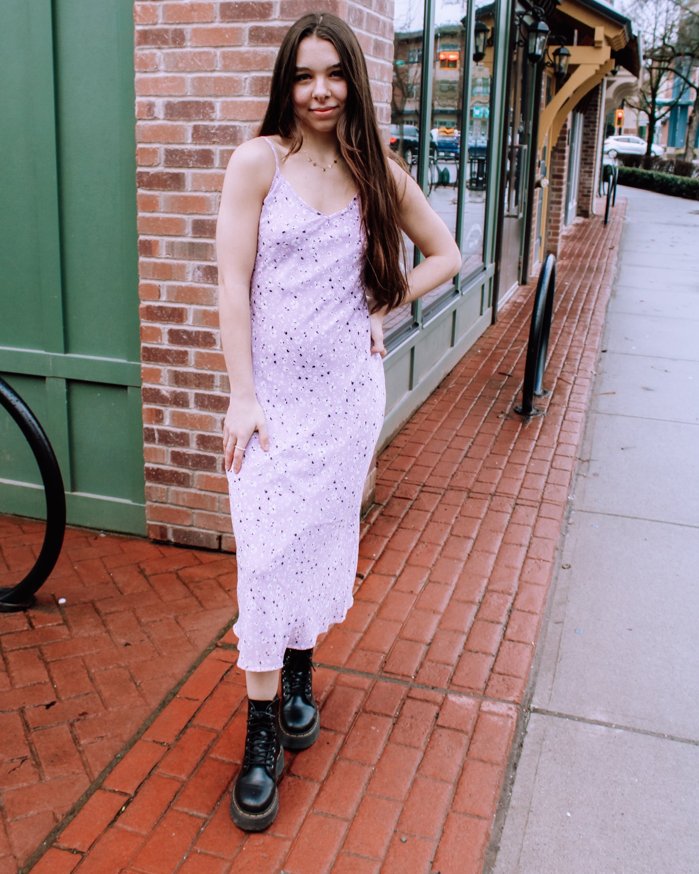 Layla Printed Slip Dress