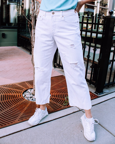 Audrey Distressed Ankle Pant