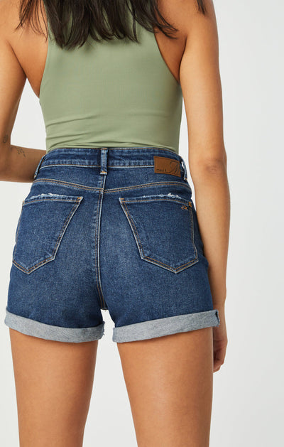 Ella High Rise Denim Shorts