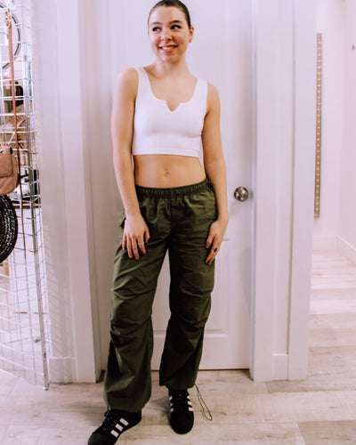Mia Ribbed Seamless Crop Top