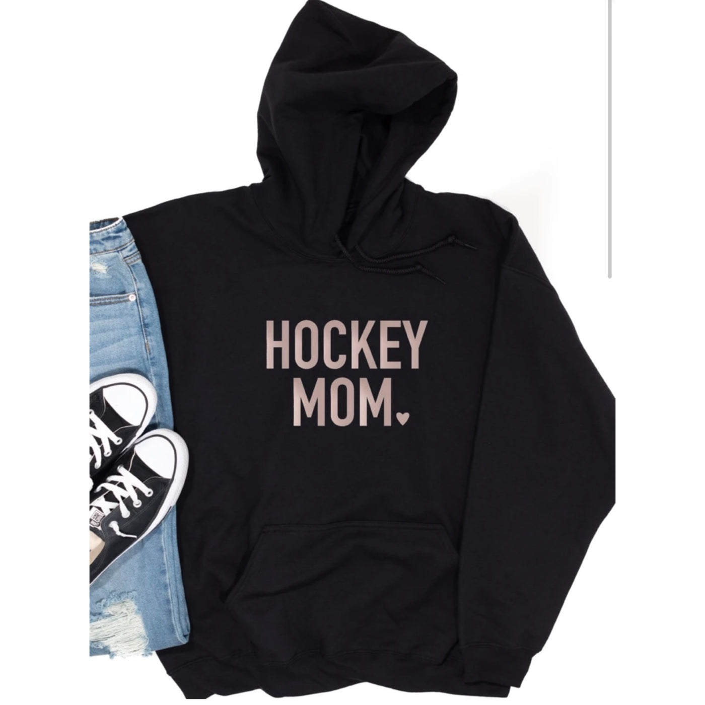 “Hockey Mom” Hoodie with Pockets